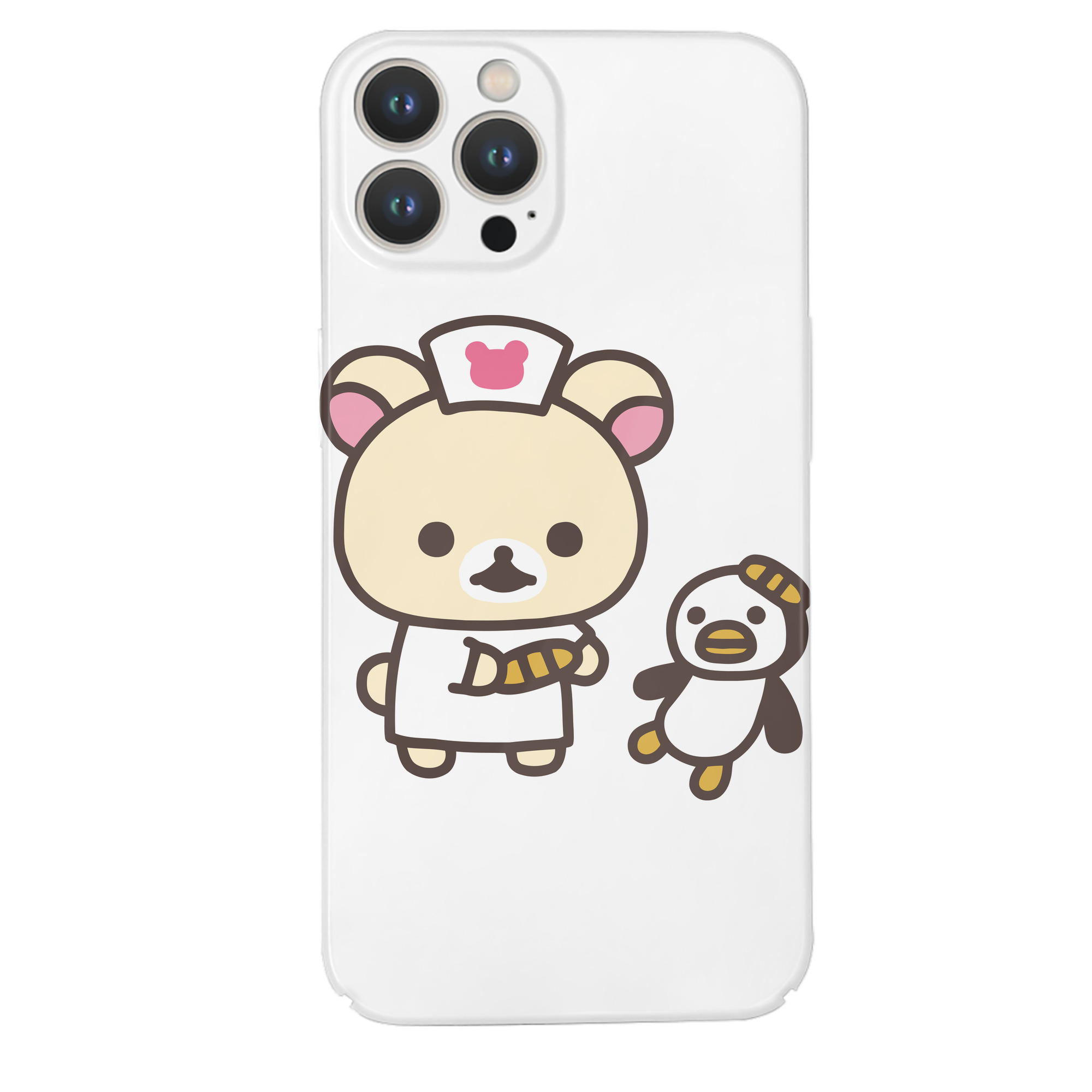 （画像用） リラックマ リラックマ キイロイトリ Rilakkuma Korilakkuma Kiiroitori 【iPhone 14シリーズ対応】ハードケース